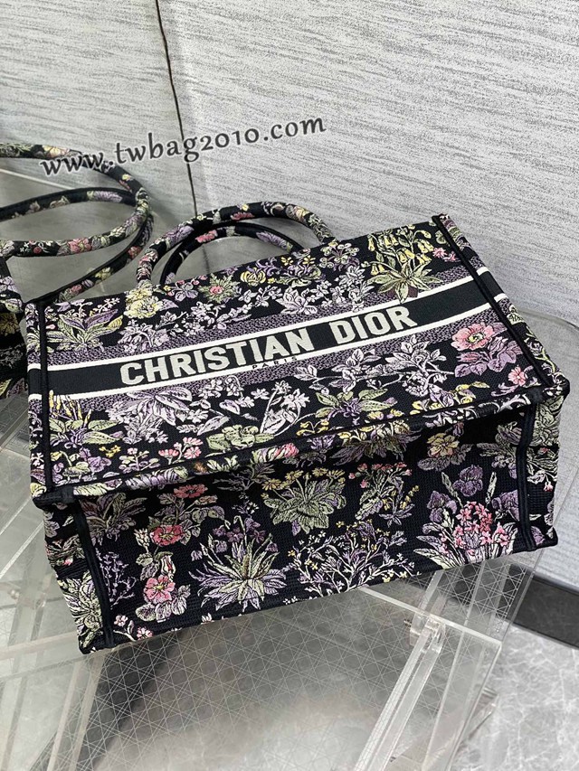 Dior专柜新款TOTE包迪奥高仿原单Around the world图案中号Tote手提购物包 djfk1383